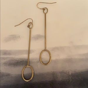 Stella & Dot Gold Earrings